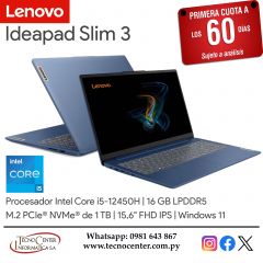 Notebook Lenovo Ideapad Slim 3 i5 SSD 1 TB